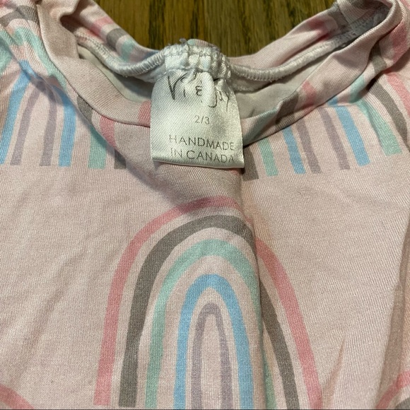 High-Lo Vi&Jax Rainbow Dress Size 2/3 - Picture 2 of 3